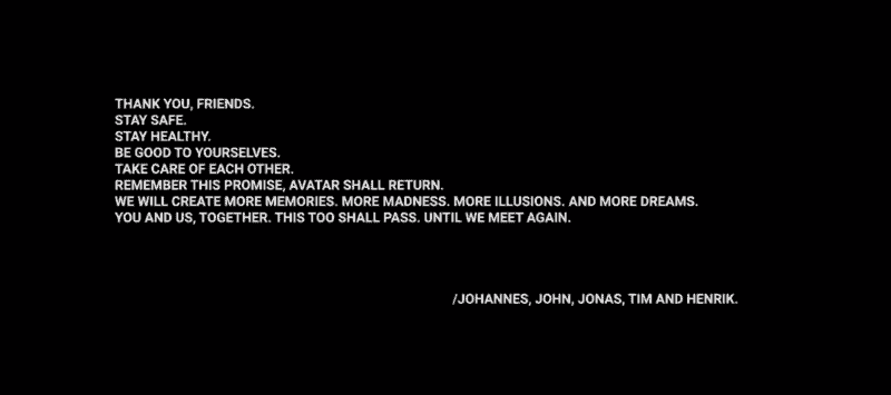 Avatar Age of Memories - Message