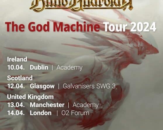Blind Guardian The God Machine Tour Poster