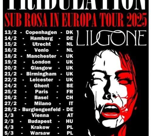 Tribulation Sub Rosa Tour poster