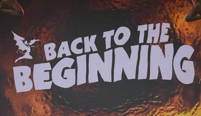 Back to the Beginning - Black Sabbath Title